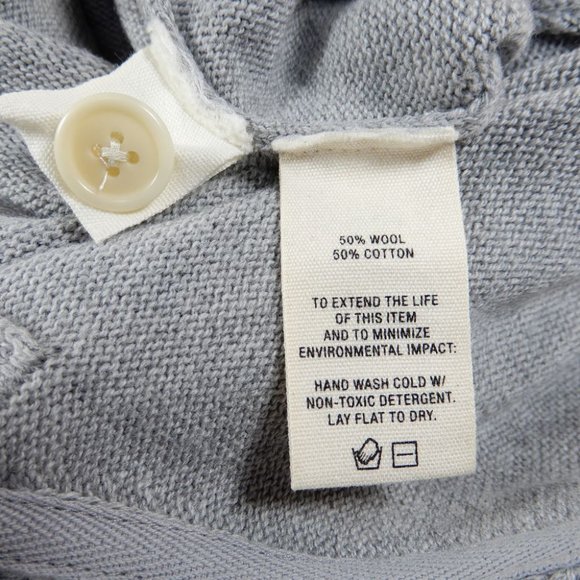 ALEX MILL Ollie Overalls Jumpsuit Size XS Cotton & Wool Knit Grey NEW $175 - Picture 10 of 10